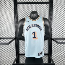 2025 Spurs WEMBANYAMA #1  1:1 Quality NBA Jersey