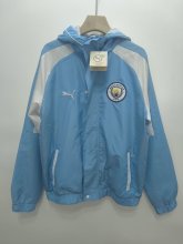 24/25  Manchester City Blue Windbreaker