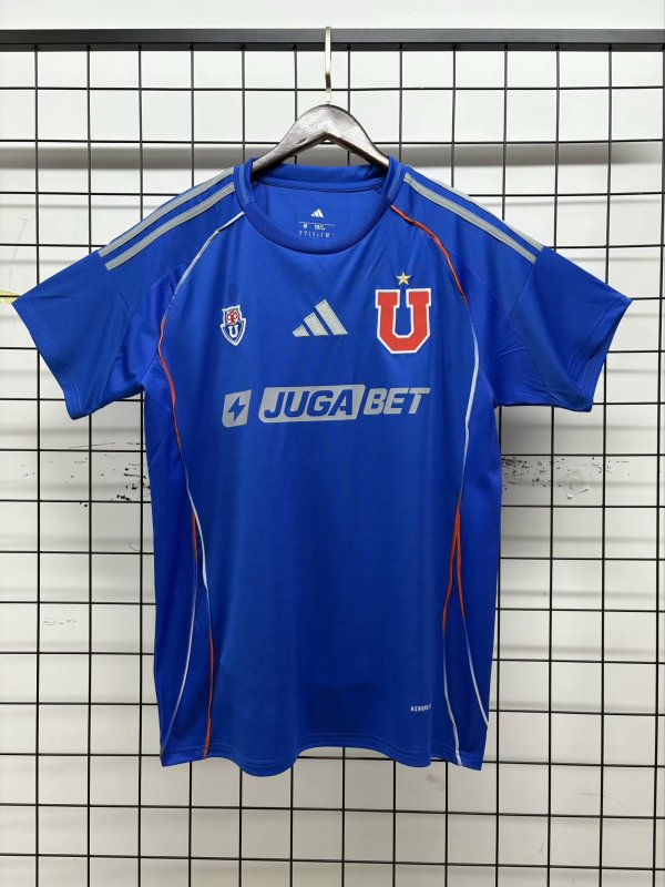 25/26 Universidad De Chile Home Fans 1:1 Quality Soccer Jersey