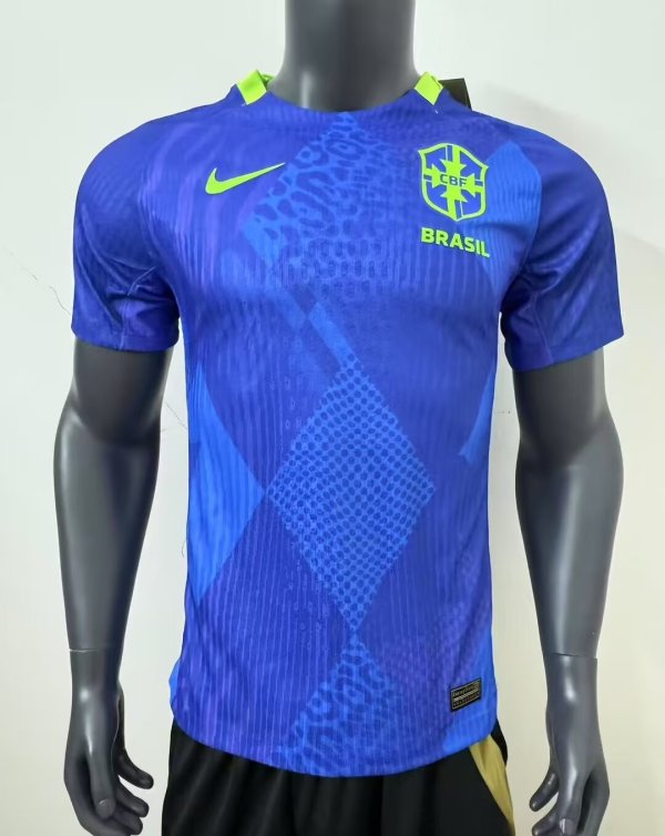 25/26  Brazil Away  Player  1:1 Quality Soccer Jersey