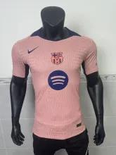 25/26 Barcelona Third Pink PLayer 1:1 Quality Soccer Jersey