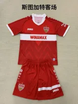 24/25 Stuttgart Away Kids 1:1 Quality Soccer Jersey