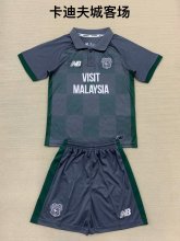 24/25 Cardiff City Away Kids Kits 1:1 Quality Soccer Jersey