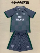 24/25 Cardiff City Away Kids Kits 1:1 Quality Soccer Jersey