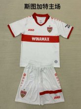 24/25 Stuttgart  Home  Kids 1:1 Quality Soccer Jersey