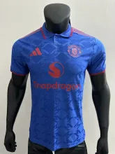 25/26 Manchester United Special Edition Blue Player 1:1 Quality Soccer Jersey