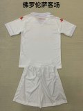 24/25 Fiorentina  Away Kids 1:1 Quality Soccer Jersey