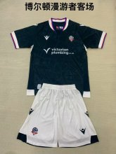 24/25 Bolton Wanderers Away Kids  Kits 1:1 Quality Soccer Jersey