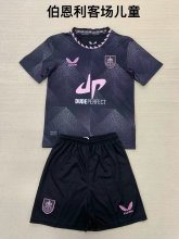 24/25 Burnley Away Kids Kits 1:1 Quality Soccer Jersey