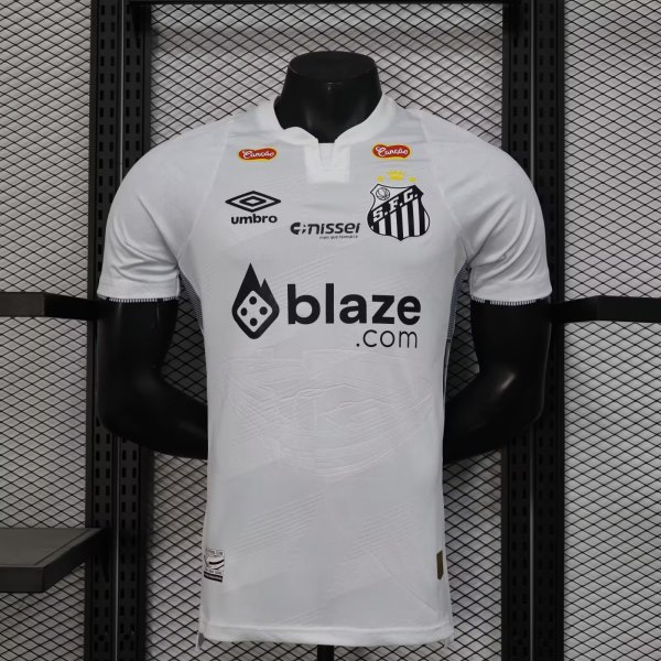 24/25 Santos Home  Player（广告版 ）1:1 Quality Soccer Jersey