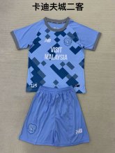 24/25 Cardiff City Third Kids Kits 1:1 Quality Soccer Jersey