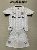 24/25 Bayer Leverkusen Away Kids 1:1 Soccer Jersey