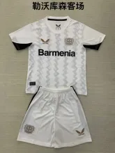 24/25 Bayer Leverkusen Away Kids 1:1 Soccer Jersey