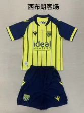 24/25 West Bromwich Albion  Away Kids  Kits 1:1 Quality Soccer Jersey