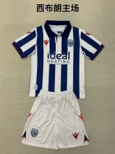 24/25 West Bromwich Albion  Home Kids  Kits 1:1 Quality Soccer Jersey