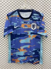 24/25 Netherlands Training clothes Blue  Fans 1:1 Quality Soccer Jersey