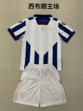 24/25 West Bromwich Albion  Home Kids  Kits 1:1 Quality Soccer Jersey