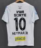 24/25 NEYMAR JR#10 Santos Home Full Sponsor Fans 1:1 Quality Soccer Jersey