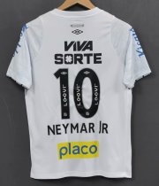 24/25 NEYMAR JR#10 Santos Home Full Sponsor Fans 1:1 Quality Soccer Jersey