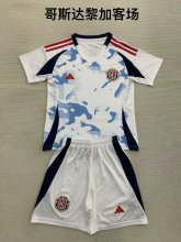 24/25 Costa Rica  Away Kids  1:1 Quality Soccer Jersey