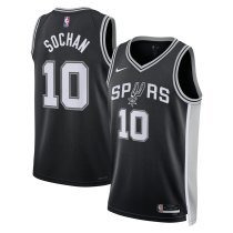 Spurs SOCHAN #10  1:1 Quality NBA Jersey