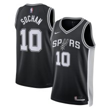 Spurs SOCHAN #10  1:1 Quality NBA Jersey