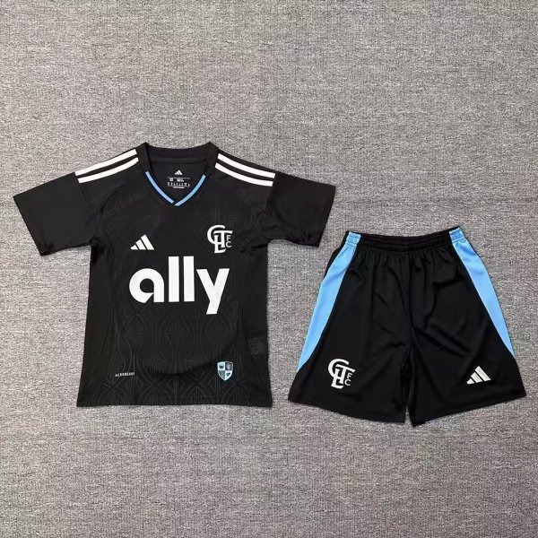 24/25 Charlotte  Home Kids  Kits 1:1 Quality Soccer Jersey