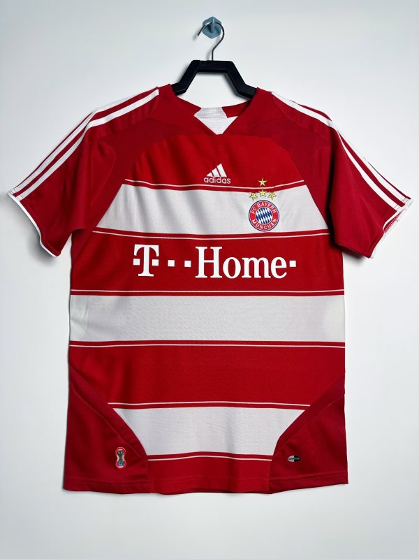 2007/2008 Bayern Munich Home Red Fans Retro 1:1 Quality Soccer Jersey