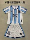 24/25 Middlesbrough Away Kids  Kits 1:1 Quality Soccer Jersey