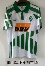 1994 Werder Bremen Home Fans Retro 1:1 Quality Soccer Jersey（云达不来梅）