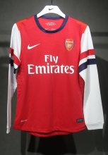 2012/2013 Arsenal Home Long Sleeves Player 1:1 Quality Retro Soccer Jersey