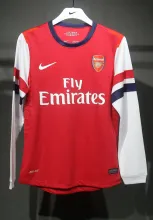 2012/2013 Arsenal Home Long Sleeves Player 1:1 Quality Retro Soccer Jersey
