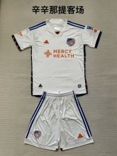 24/25 FC Cincinnati  Away Kids 1:1 Quality Soccer Jersey