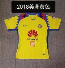 2018 Club American Yellow Fans 1:1 Quality Retro Soccer Jersey