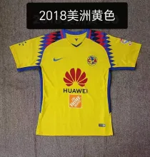 2018 Club American Yellow Fans 1:1 Quality Retro Soccer Jersey