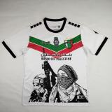 24/25  Palestine  Head  White Fans 1:1 Quality Soccer Jersey