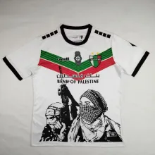 24/25  Palestine  Head  White Fans 1:1 Quality Soccer Jersey