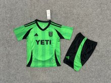 25/26 Austin FC Home Kids 1:1 Quality Soccer Jersey