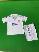 1994/1996 Real Madrid  Home Kids  Retro 1:1 Quality  Soccer Jersey