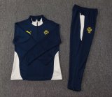 25/26 Portugal Training Blue With White 1:1 Quality Training Jersey