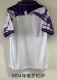 1994  Fiorentina Away  Fans 1:1 Quality Retro Soccer Jersey
