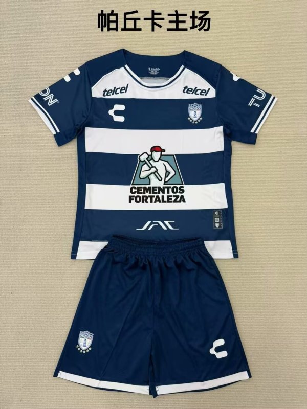 24/25 Pachuca  Home Kids 1:1 Quality Soccer Jersey