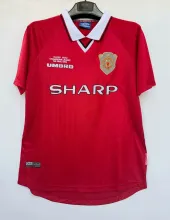 1999/2000 Manchester united Home Fans 1:1 Quality Retro Soccer Jersey