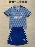 24/25 Sunderland Third Kids Kits 1:1 Soccer Jersey