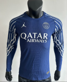 24/25 PSG Paris Fourth Player Long Sleeve1:1 Quality Soccer Jersey