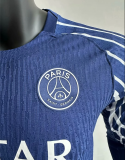 24/25 PSG Paris Fourth Player Long Sleeve1:1 Quality Soccer Jersey