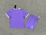 2016/17 Real Madrid Away Purple 1:1 Kids Retro Soccer Jersey