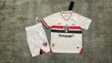 25/26 Sao Paulo Home  Kids 1:1 Quality Soccer Jersey