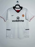 2002/2003  Manchester United Away Fans Retro  1:1 Quality  Soccer Jersey