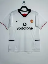2002/2003  Manchester United Away Fans Retro  1:1 Quality  Soccer Jersey